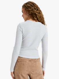 4 Spellbound Stripes - Striped T-Shirt for Women White ERJKT04332 Roxy