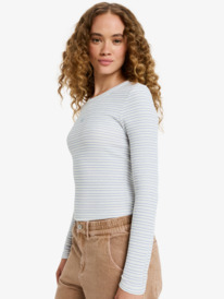 3 Spellbound Stripes - Striped T-Shirt for Women White ERJKT04332 Roxy