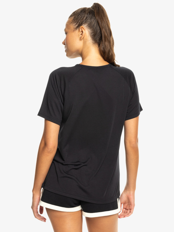 4 Everyday Flow - Technical T-Shirt for Women Black ERJKT04339 Roxy