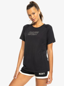 1 Everyday Flow - Technical T-Shirt for Women Black ERJKT04339 Roxy