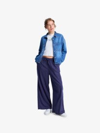 2 Lekeitio Break Mid - Easy Wear Lightweight Trousers for Women Blue ERJNP03545 Roxy