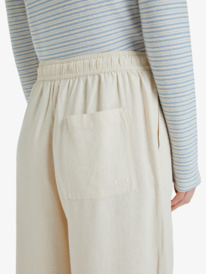 3 Lekeitio Break Mid - Easy Wear Lightweight Trousers for Women Beige ERJNP03545 Roxy