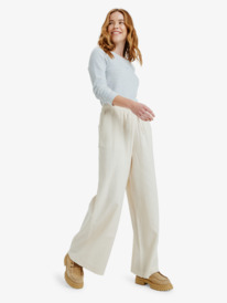 1 Lekeitio Break Mid - Easy Wear Lightweight Trousers for Women Beige ERJNP03545 Roxy