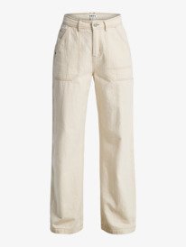 6 Vibrant Air - Carpenter Trousers for Women Beige ERJNP03677 Roxy