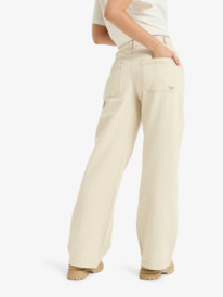 3 Vibrant Air - Carpenter Trousers for Women Beige ERJNP03677 Roxy
