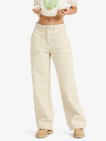 1 Vibrant Air - Carpenter Trousers for Women Beige ERJNP03677 Roxy