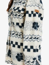 4 Morning Crush Shacket - Fleece Shacket for Women Beige ERJPF03214 Roxy