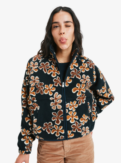 Blurry Cloud - Zip-Up Fleece for Women  ERJPF03241