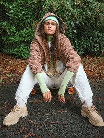 0 Work It Low - Leather Shoes for Women Beige ERJS700004 Roxy