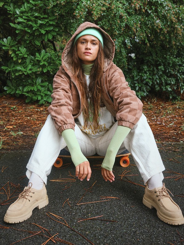 0 Work It Low - Leather Shoes for Women Beige ERJS700004 Roxy