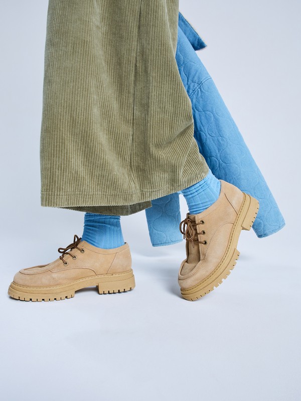 1 Work It Low - Leather Shoes for Women Beige ERJS700004 Roxy