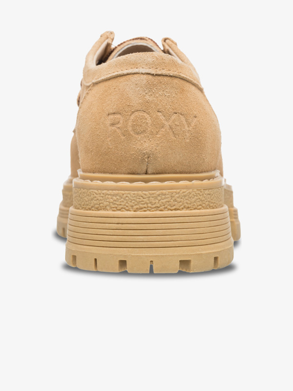 8 Work It Low - Leather Shoes for Women Beige ERJS700004 Roxy