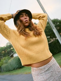 0 Coming Home - Crew Neck Jumper for Women Yellow ERJSW03666 Roxy