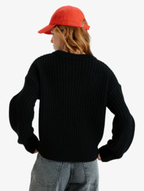 5 Coming Home - Crew Neck Jumper for Women Black ERJSW03666 Roxy