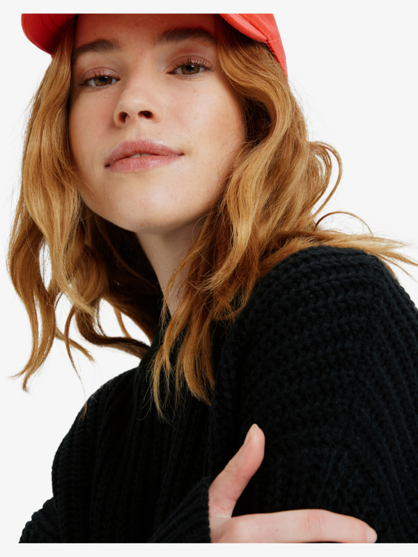 6 Coming Home - Crew Neck Jumper for Women Black ERJSW03666 Roxy