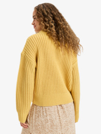 4 Coming Home - Crew Neck Jumper for Women Yellow ERJSW03666 Roxy