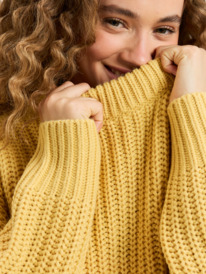 6 Coming Home - Crew Neck Jumper for Women Yellow ERJSW03666 Roxy