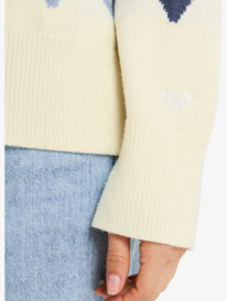 9 Saltwater Lover - Turtleneck Jumper for Women White ERJSW03673 Roxy