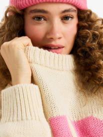 9 Exploring Heart - Crew Neck Jumper for Women Beige ERJSW03674 Roxy