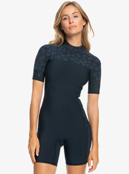2mm Swell Series - Short Sleeve Back Zip Springsuit for Women  ERJW503027
