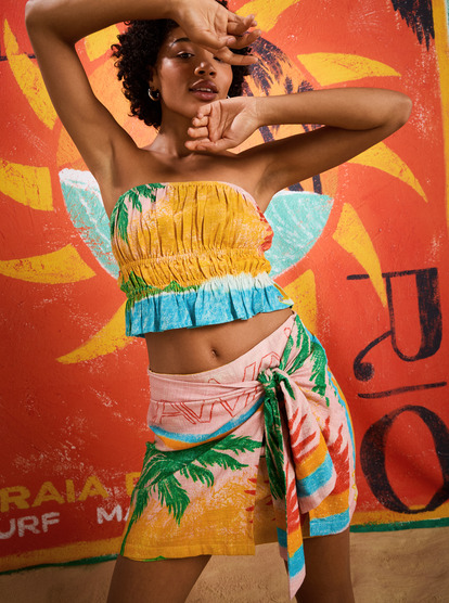 Atlas Summer Cocktail - Mini Skirt for Women  ERJWK03181