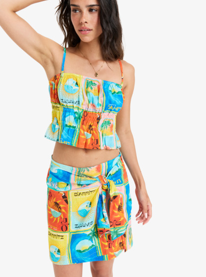 Atlas Summer Cocktail - Mini Skirt for Women  ERJWK03181