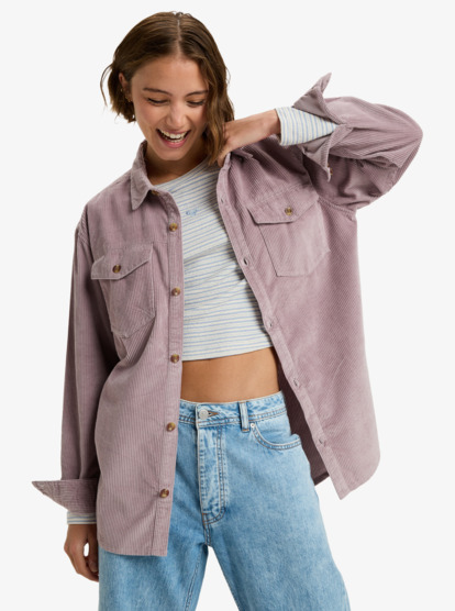 Let It Go Cord - Long Sleeve Shirt for Women  ERJWT03700