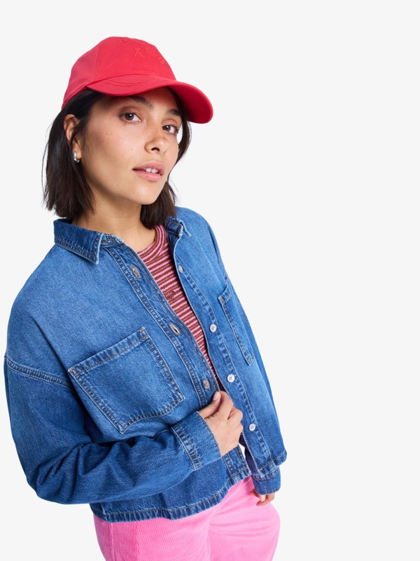 2 Another Reflect - Long Sleeve Denim Shirt for Women Blue ERJWT03704 Roxy