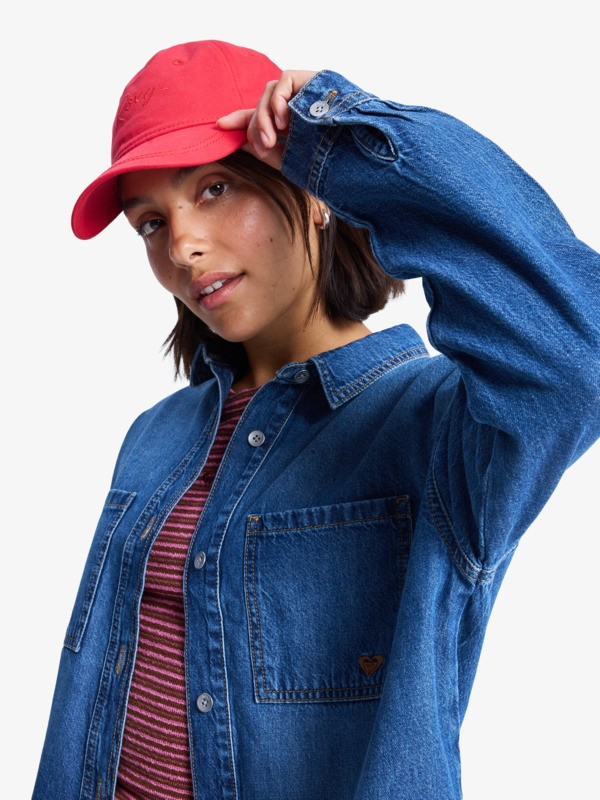 3 Another Reflect - Long Sleeve Denim Shirt for Women Blue ERJWT03704 Roxy