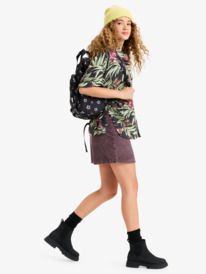 7 Beachy Nostalgia Crinkle - Short Sleeve Shirt for Women Black ERJWT03716 Roxy