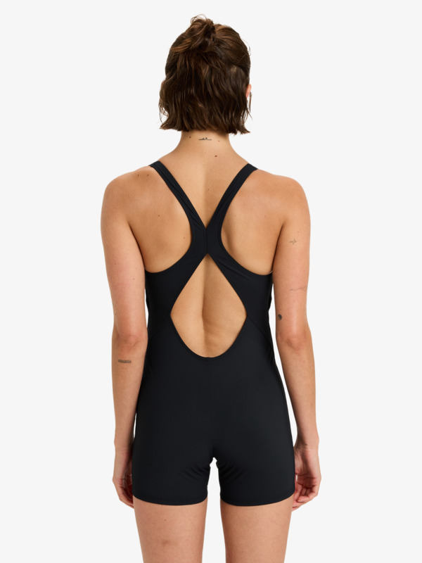 3 Roxy Active  Boyleg - One-Piece Swimsuit for Women Black ERJX103759 Roxy