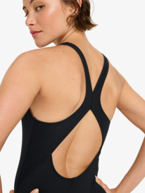 4 Roxy Active  Boyleg - One-Piece Swimsuit for Women Black ERJX103759 Roxy