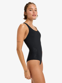 1 Roxy Active Sd Basic  - One-Piece Swimsuit for Women Black ERJX103760 Roxy