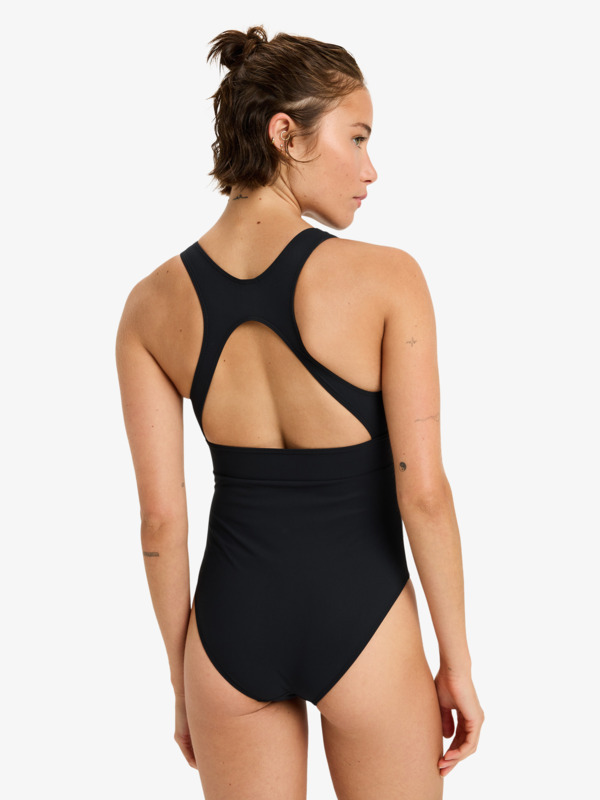 3 Roxy Active High Perf One Piec - One-Piece Swimsuit for Women Black ERJX103763 Roxy