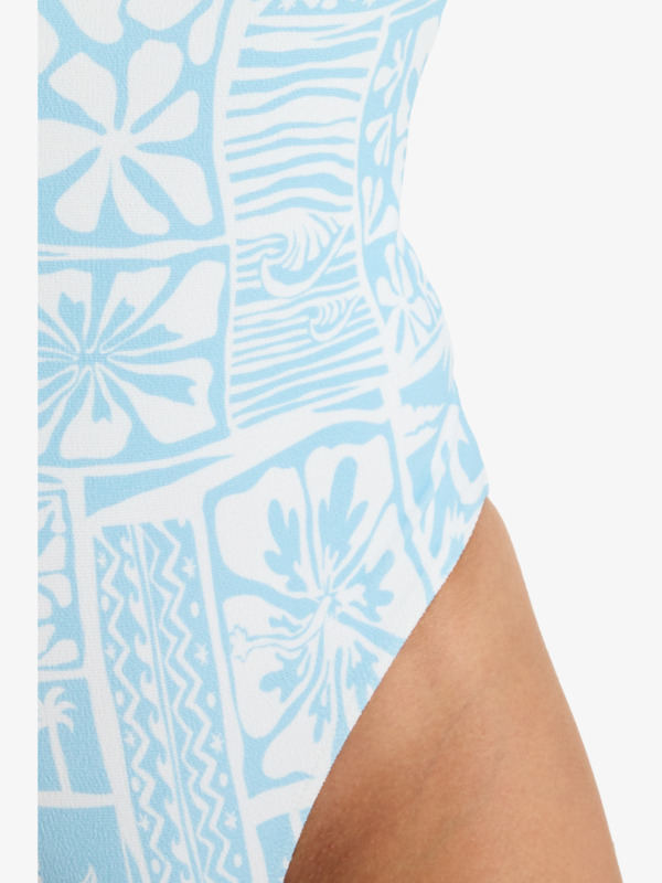 4 Flowers Wave  - One-Piece Swimsuit for Women Blue ERJX103765 Roxy