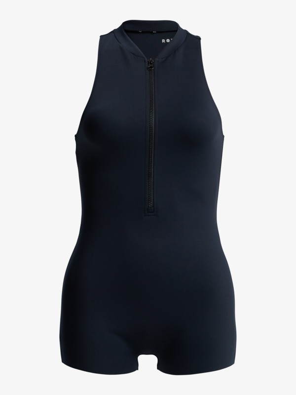 6 Roxy Pro Wave  Boyleg - One-Piece Swimsuit for Women Black ERJX103771 Roxy