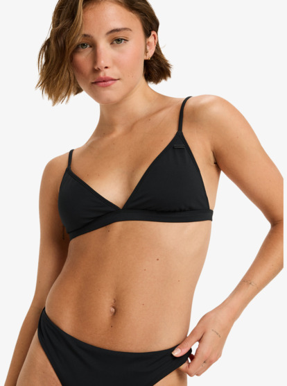 Beach Classics Fixed Tri - Triangle Bikini Top for Women  ERJX305502