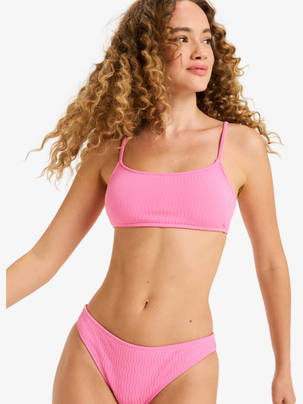 2 Lagos Basic Bralette - Bikini Top for Women Pink ERJX305563 Roxy