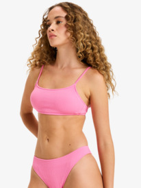 3 Lagos Basic Bralette - Bikini Top for Women Pink ERJX305563 Roxy
