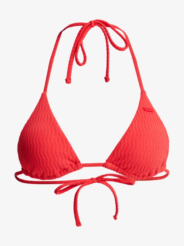 5 Lagos Tiki Tri - Triangle Bikini Top for Women Red ERJX305564 Roxy
