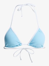 7 Kauai Tiki Tri - Triangle Bikini Top for Women Blue ERJX305565 Roxy