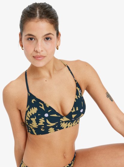 Roxy Active Tri - Triangle Bikini Top for Women  ERJX305569