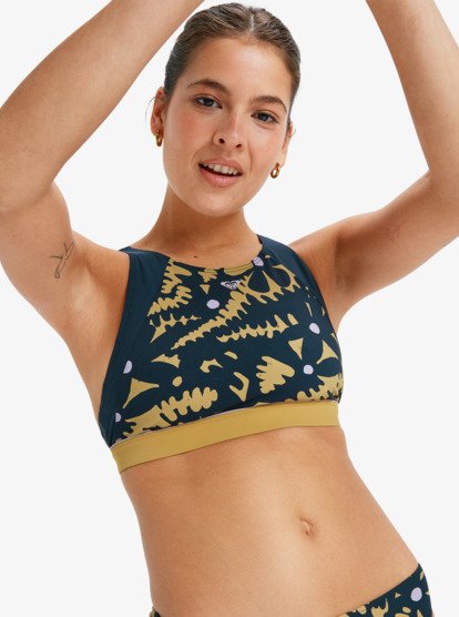 Roxy Active Crop Top - Bikini Top for Women  ERJX305571