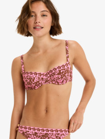 0 Kerlina Uw Bralette - Bikini Top for Women Brown ERJX305578 Roxy