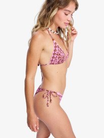 2 Kerlina Tiki Tri - Triangle Bikini Top for Women Brown ERJX305579 Roxy
