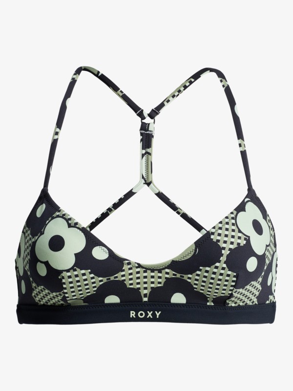 4 Roxy Pro Wave Triangle - Triangle Bikini Top for Women Black ERJX305580 Roxy