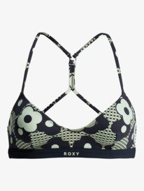 4 Roxy Pro Wave Triangle - Triangle Bikini Top for Women Black ERJX305580 Roxy
