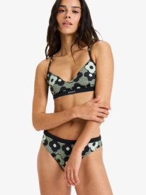 0 Roxy Pro Wave Triangle - Triangle Bikini Top for Women Black ERJX305580 Roxy