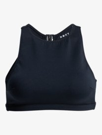 4 Roxy Pro Wave Crop Top Sd - Bikini Top for Women Black ERJX305582 Roxy