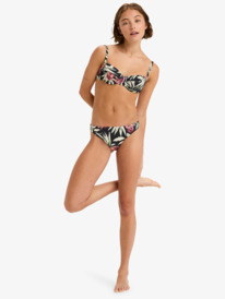 2 Pt Beach Classics Cheeky - Bikini Bottoms for Women Black ERJX405110 Roxy